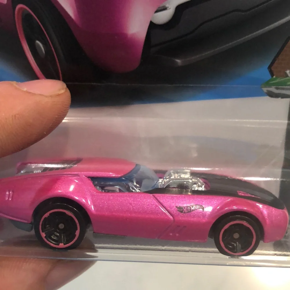 Pink Slide-Burn Toy Car
